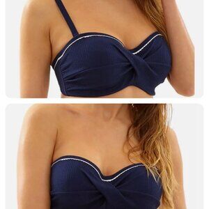 36F Panache Swim Anya Voyage Bandeau Bikini Top